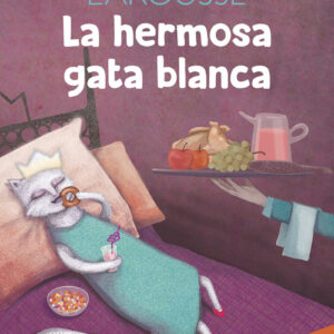 La hermosa gata blanca